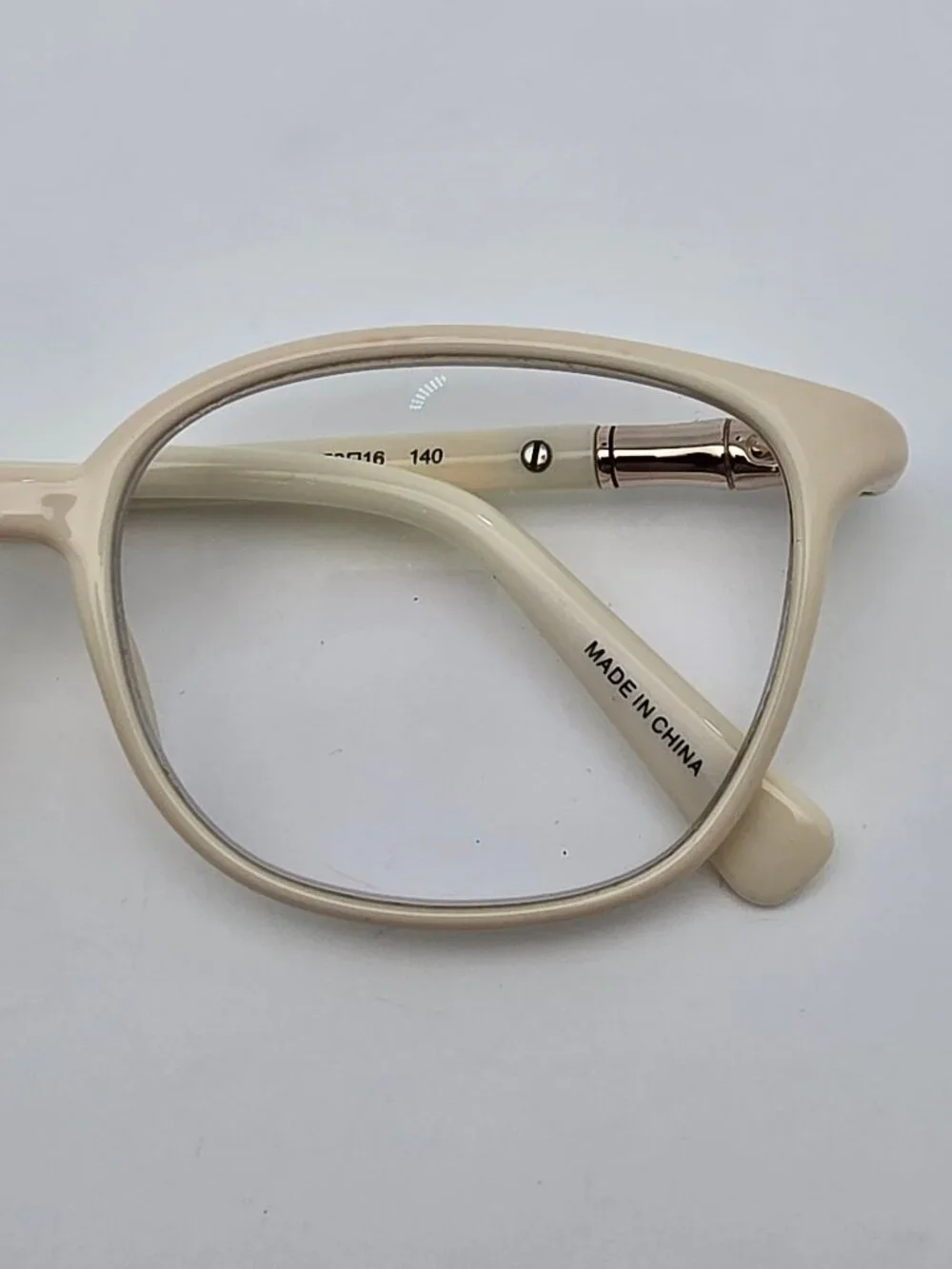 Longchamp LO2706 107 Ivory Full Rim Eyeglasses Frame w/ Flexhinge 52-16-140